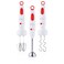 AFRA Hand Blender Set, 2-Speed, 5-Piece Hand Blender Set, 700W, Stainless Steel Shaft, GMARK, ESMA, ROHS, And CB Certified With White/Red, AF-7001BL-SET, 2 Years Warranty