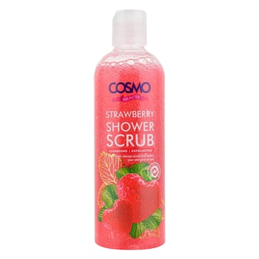 Cosmo Beauty Cleaning And Exfoliating Strawberry Shower Scrub 480Ml