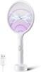 lavish  Electric Fly Swatter 4000 Volt Bug Zapper Dual Modes Mosquito Killer with Purple Mosquito Light Rechargeable for Indoor and Outdoor Home Office Backyard Patio Camping