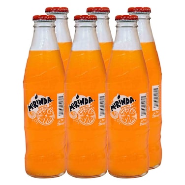 Mirinda Orange Bottle 250ml x 6