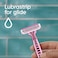 Gillette Simply Venus 3 Plus Disposable Razor Pink 8 Razors