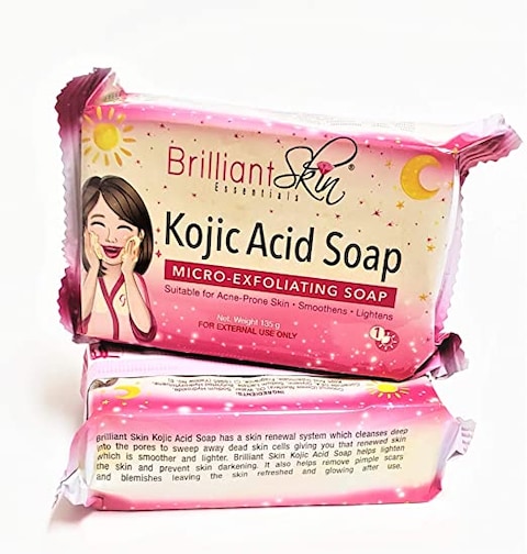 Brilliant Skin Kojic Micro Exfoliating Acid Soap Bar- 135g