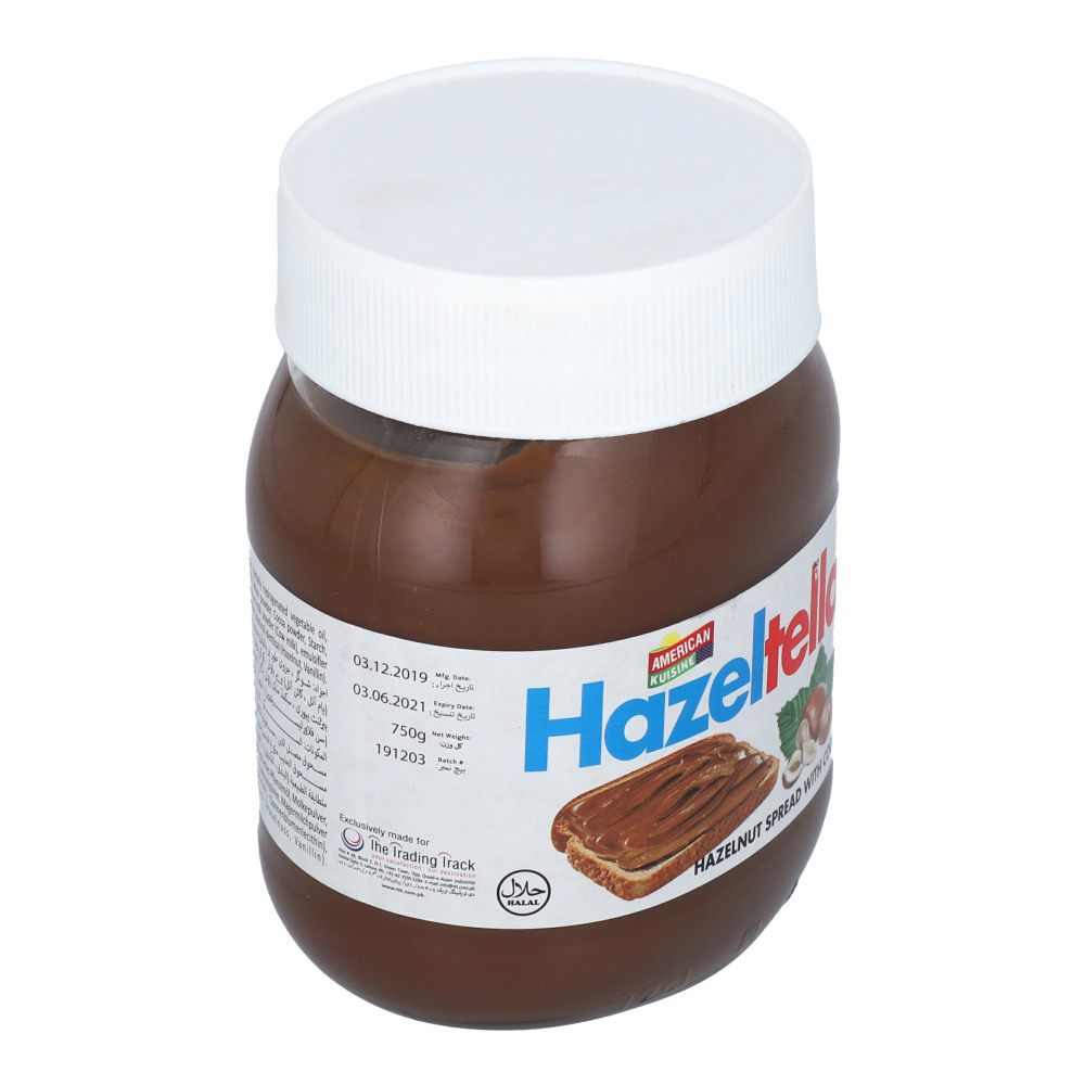 American Kuisine Hazel Tella Hazalnut Spread with Cocoa 750g