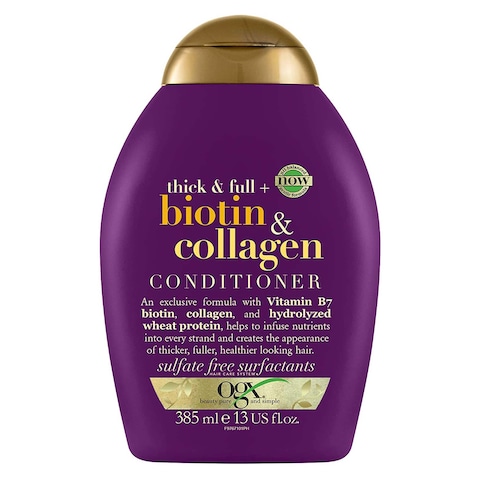 Ogx Thick and Full Plus Biotin and Collagen Conditioner - 385ml