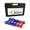 YALLA HomeGym Neoprene Dumbbells, Set of 6 Hand Weights for Men &amp; Women, Non-Slip Grip, Strength Training Free Weights for Home Gym