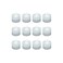12PCS.- Realistic and Bright Flickering Battery Operated Flameless LED Tea Light.