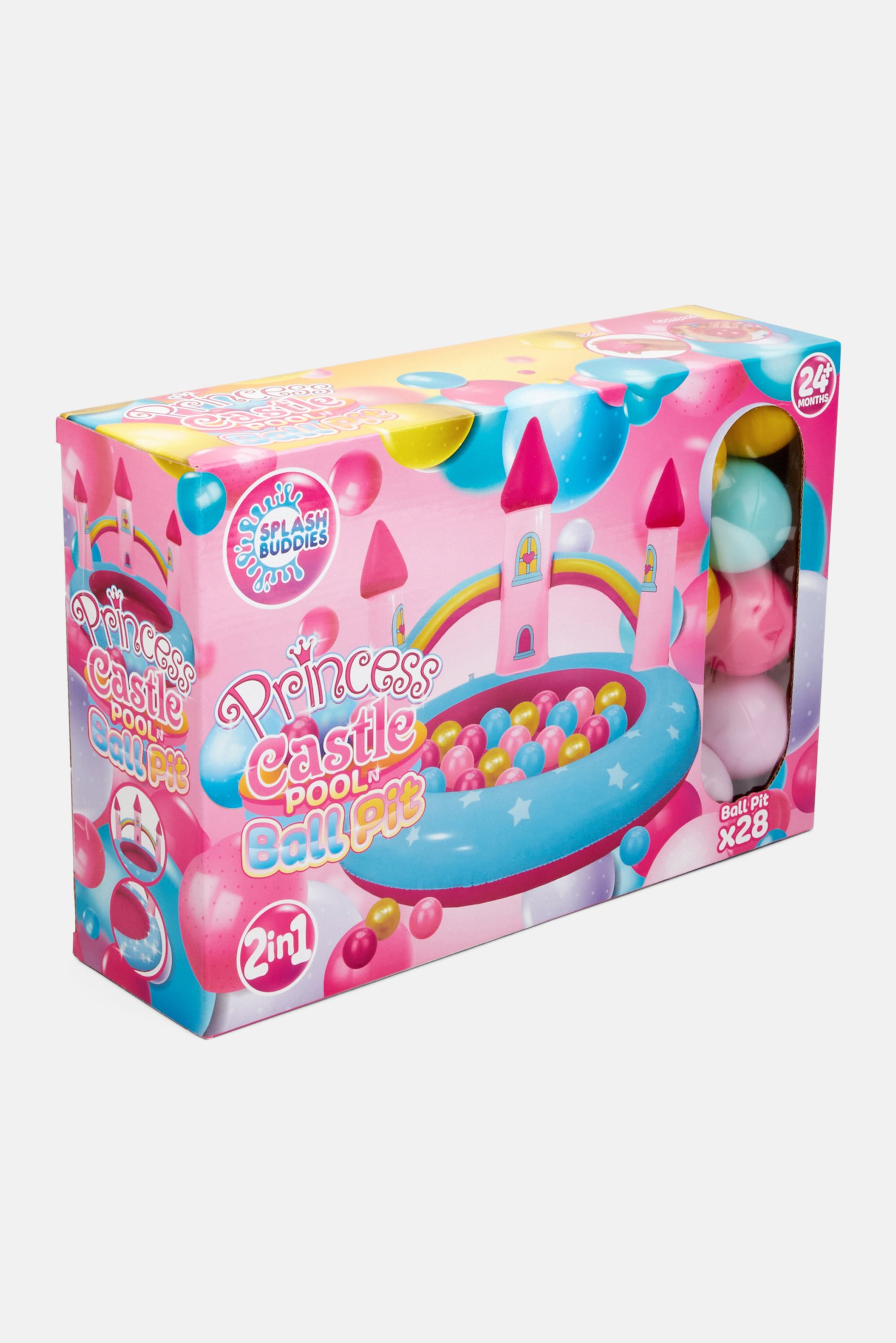 Splash Buddies Princess Castle Ball Pit, Pink Combo