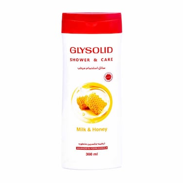 Glysolid Shower and Care Milk and Honey - 300 Ml