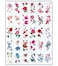 30 Sheets Temporary Tattoos Small Art Waterproof Tattoo Stickers  for Women Men Girls Kids Body Art Decorations Gift