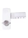 Infinity Automatic Toothpaste Dispenser With Toothbrush Holder Set White 200g