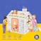 Eazy Kids - DIY Doodle Coloring Kit w/ Set of 6 Sketch Pens - Happy Birthday House