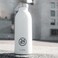 24Bottles CLIMA Bottle (850ml) Double Walled Insulated Stainless Steel Water Bottle, Eco-Friendly Reusable BPA-Free Hot Cold Modern, Portable, Leak Proof for Travel, Office, Home, Gym - Ice White
