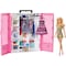 Barbie Fashionistas Ultimate Closet Portable Fashion Toy with Doll, Clothing, Accessories and Hangars, Gift for 3 to 8 Year Olds