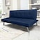In House Sandi 2 In 1 Sofabed Velvet Upholstered - Dark Blue