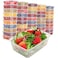 50 Pcs- Disposable Food Container With Lid-1000ml