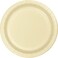 Creative Converting- Touch Of Color Ivory Round Luncheon Plate 10in 24pcs< >Ivory< >
