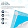 Ultra-Absorbent Blue Pet Training Pads for Dogs, Puppy Trainer Pads, Toilet Pee Wee Dog Pet Cat Mat, Small Size pack of 50