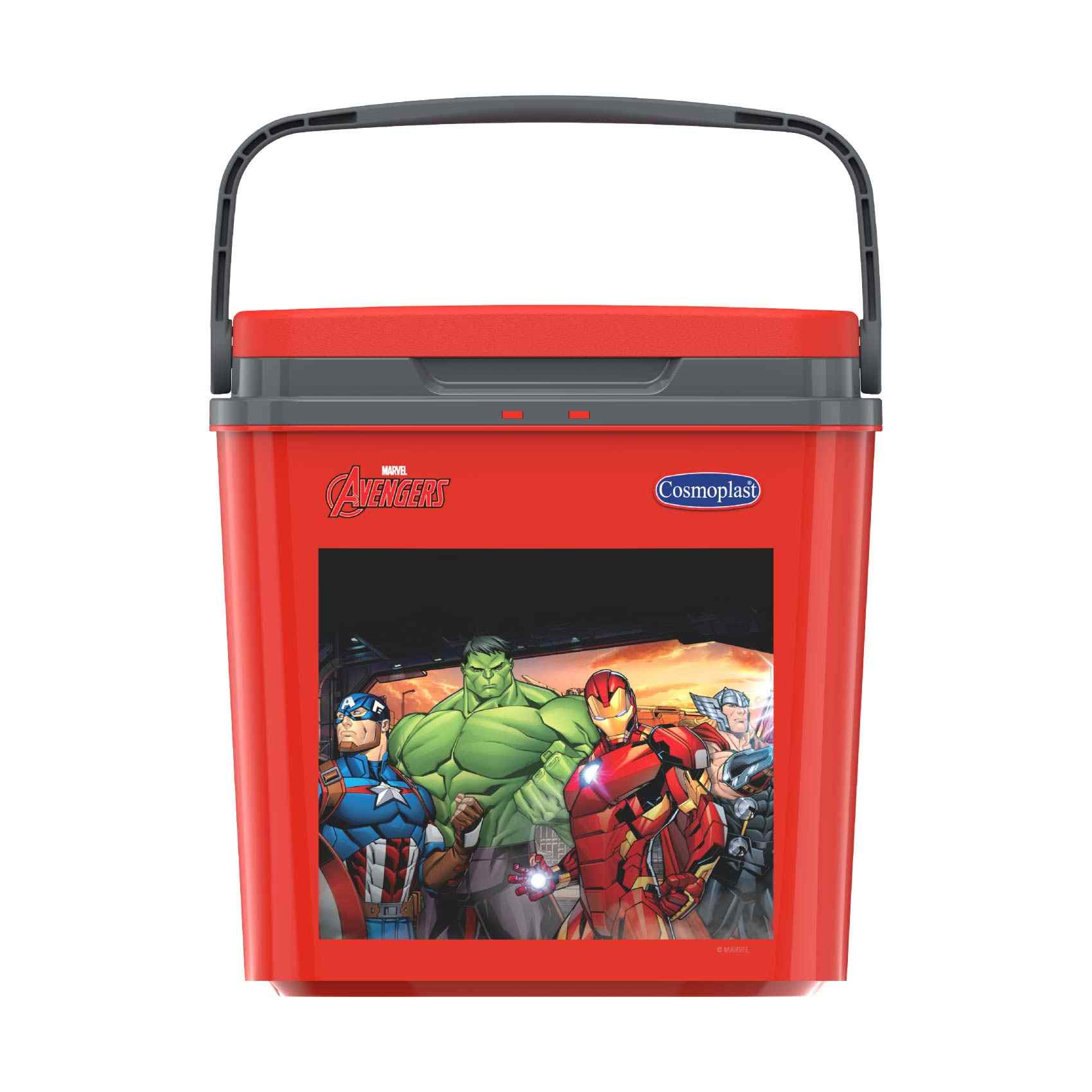 Cosmoplast Marvel Avengers Chillbox Insulated Lunch Box With Handle IFDIAVGCB004 Red 4L