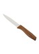 Delcasa Utility Knife Brown/Silver 5inch