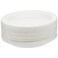 SNH Packing Foam Plate White 9 inch Disposable, Tableware, Birthday Parties, Office, Home Events, Camping - 25 Pieces.