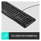 Logitech MK120 Wired USB Keyboard And Mouse Combo Black