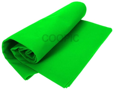 Coopic 1.5X3m / 5X10Ft Green Non-Woven Fabric Photo Photography Backdrop Background