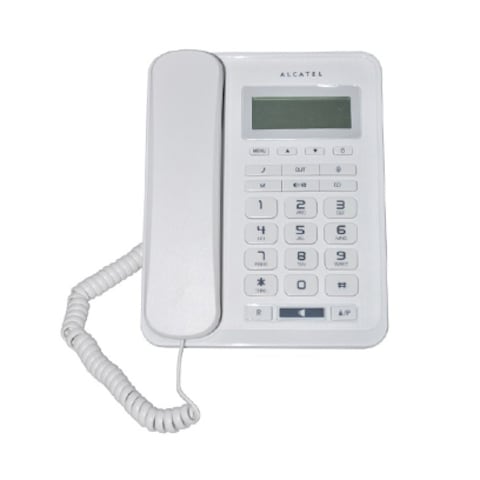 Alcatel T50 Corded Landline Phone White