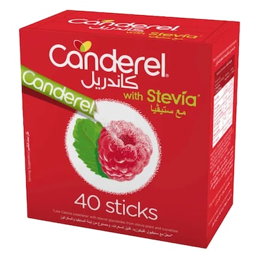 Canderel® Stevia Granules is made with extract of the Stevia plant to produce the delicious sweet taste of sugar without all the calories.