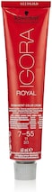 Schwarzkopf Igora Royal Premium-Haarfarbe 7-55 Mittelblond Gold Extra, 1Er Pack, 60ml