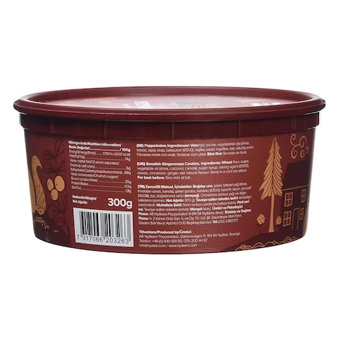 Nyakers Swedish Gingersnaps Gingerbread Cookies 300g
