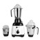 AFRA Heavy-Duty Mixer Grinder, 3 In 1, White Gloss Finish, Stainless Steel Jars &amp; Blades, Total Jar Capacity 2900ml, 750W, 18000 RPM Motor, ESMA, RoHS, And CB Certified, AF-7500BLWH, 2 Years Warranty