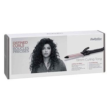 BaByliss C319E Sublim Touch Pro 180 Curling Iron 1.8m Black And Pink