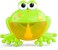 Generic Baby Bath Toy Bubble Machine Big Frog Automatic Bubble Maker Blower Music Toys For Kids