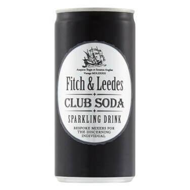 Fitch And Leedes Club Soda Sparkling Drink 200Ml