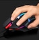 Datazone Ultra Fast Wired Gaming Mouse With Responsive Keys And Charging Dock With RGB Lighting Multicolor, Ak800M, Black