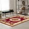 In House Velvet Turkish Rectangular Decorative Carpet - Red - 120x80cm