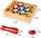 Wooden children's puzzle toy 3D puzzle bee nest box,Infant Early Childhood Teaching Beehive Game Children's Toys