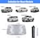 Dfmzdst Car Windshield Sun Shade Umbrella, Foldable Car Front Window Sunshade Umbrella For UV Ray Block &amp; Sun Heat Protection, Automotive Windshield Sunshades Fit Most Vehicles (55"X31.5")