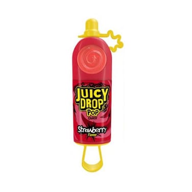 Juicy Drop Pop Strawberry Black 26Gr
