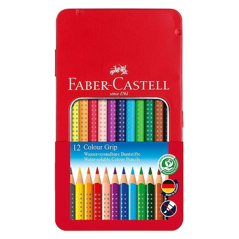 Faber-Castell Colour Grip Pencils Multicolour 17cm 12 PCS