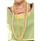 Smiffy's Beads for Women- 4 Stands- Fluorescent