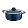 Tramontina 9 Pieces Blue Aluminum Cookware Set with Interior and Exterior Starflon Max Nonstick Coating