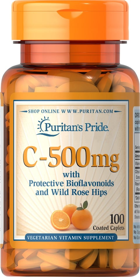 Puritans Pride Vitamin C 500mg 100 Per Pack