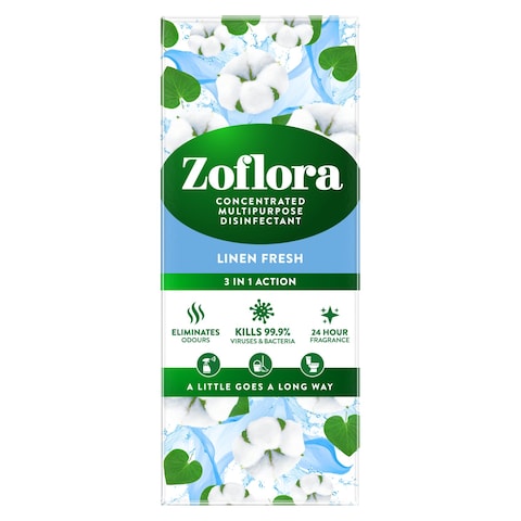 Zoflora Concentrated Multipurpose Disinfectant Linen Fresh 500ml