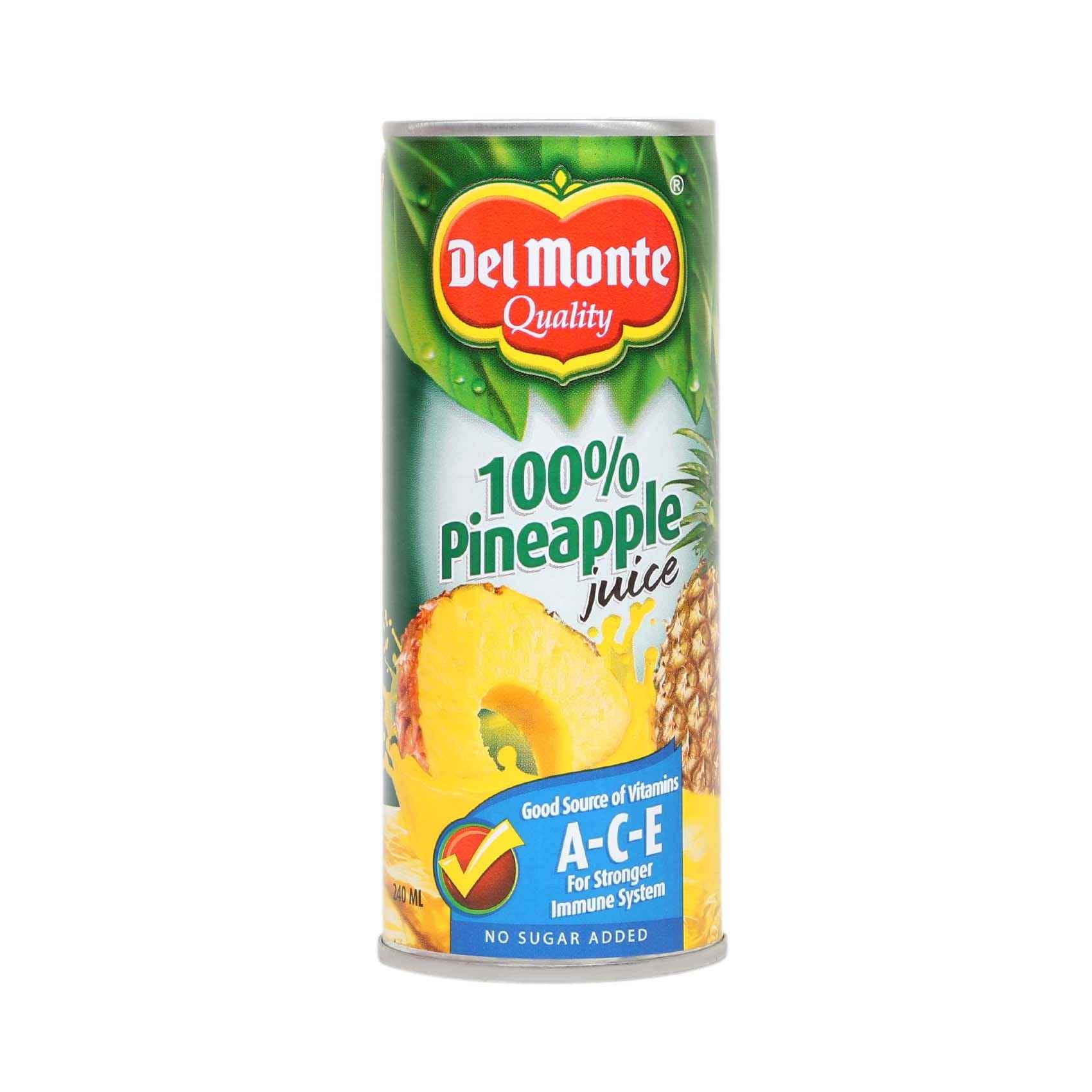Buy Del Monte 100% Pineapple Juice 240ml Online Carrefour Qatar