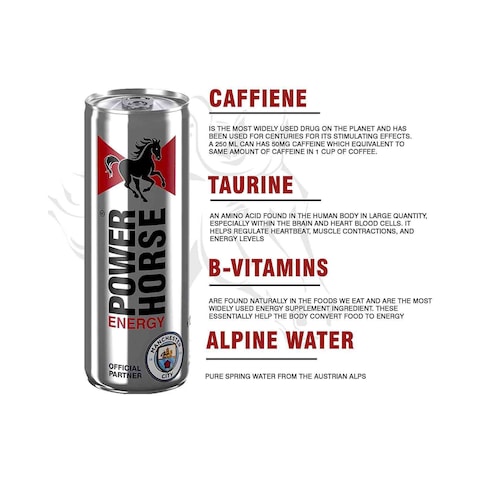 Power Horse Energy Drink - 250ml - 4 Pieces