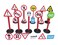 RBWTOYS Indoor/Outdoor Premium Quality Road side signals, caution/safety signs  RW-16621