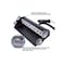 8W 1Pc 8 LED Car Dashboard Windshield Emergency Warning Flash Police Strobe Light with 12V Cigarette Lighter and Suction Cups, 6000Lm Lumens Strobe Light