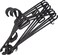 Royalford 6 Piece Trendy Clothes Hanger Rf10901 Anti Skid Plastic Hangers For Wardrobe, And Can Be Used Hanging Dry Wet Black, Multicolor