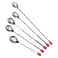 KING METAL BAR SPOON W/RED KNOB 10